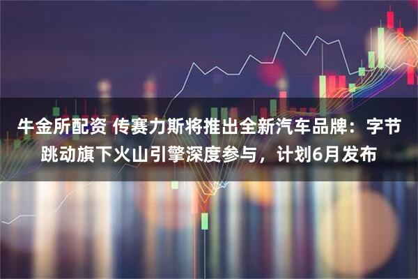 牛金所配资 传赛力斯将推出全新汽车品牌：字节跳动旗下火山引擎深度参与，计划6月发布