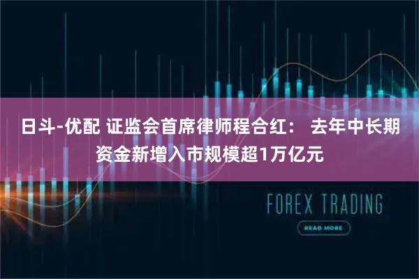 日斗-优配 证监会首席律师程合红： 去年中长期资金新增入市规模超1万亿元