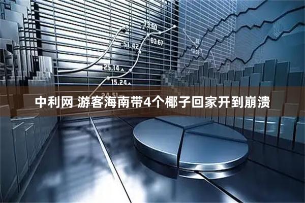 中利网 游客海南带4个椰子回家开到崩溃