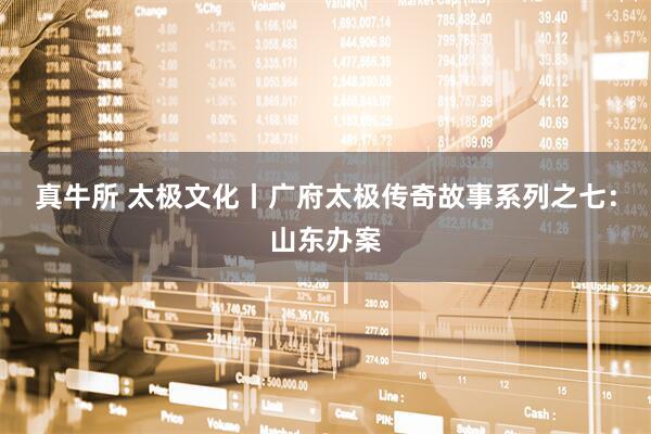 真牛所 太极文化丨广府太极传奇故事系列之七：山东办案